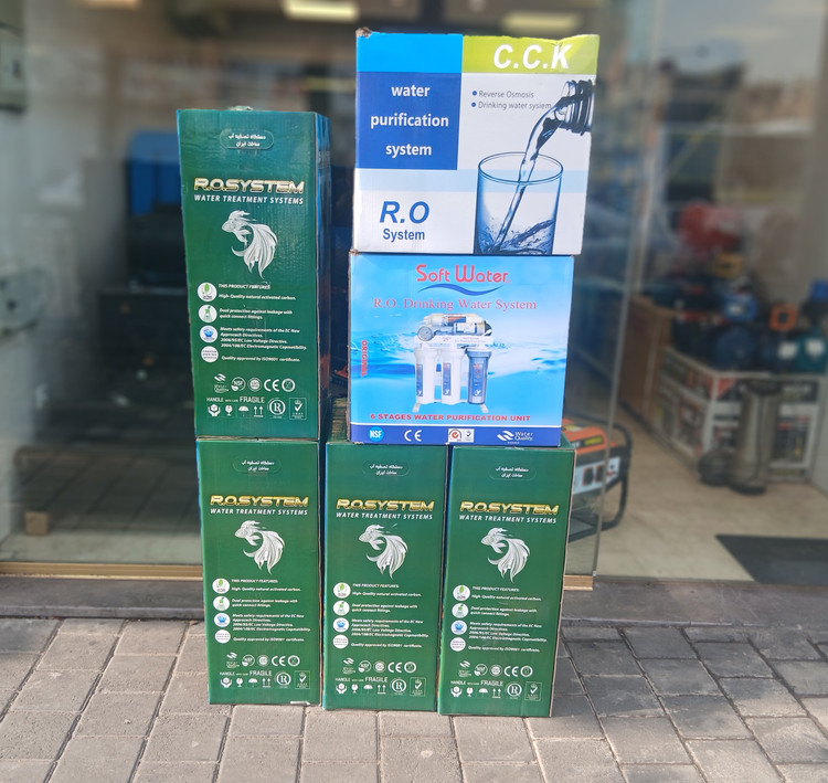 تصفیه آب9 مرحله saftwater(گرید A)پایه فلزی با گارانتی 12 ماه موتور ،پمپ،ولوازم برقی
